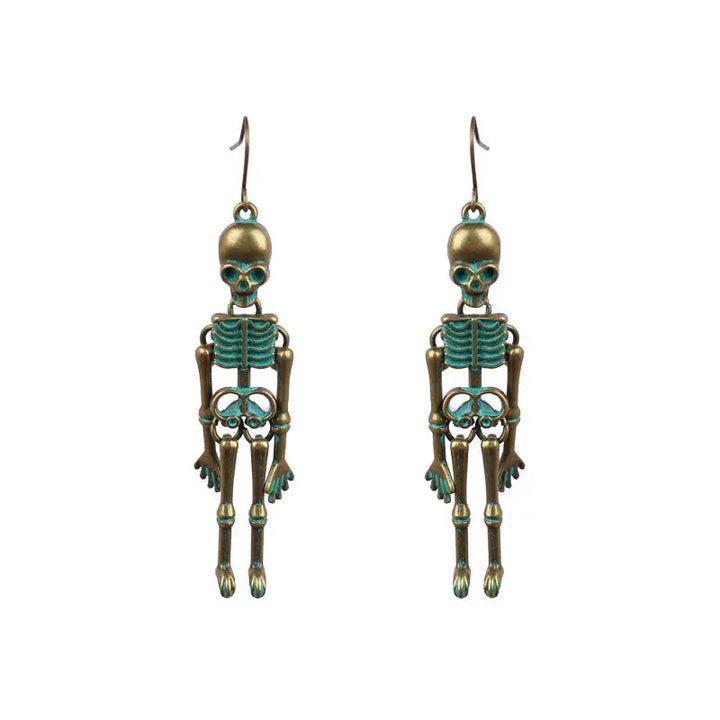 Skeleton Alloy Earrings LOVCIA