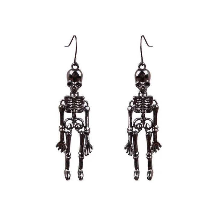 Skeleton Alloy Earrings LOVCIA