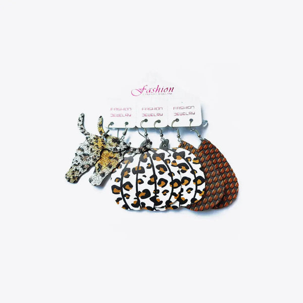 PU Earrings Set LOVCIA