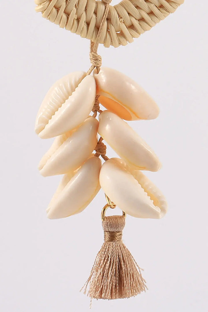 LOVCIA Tassel Shell Copper Earrings