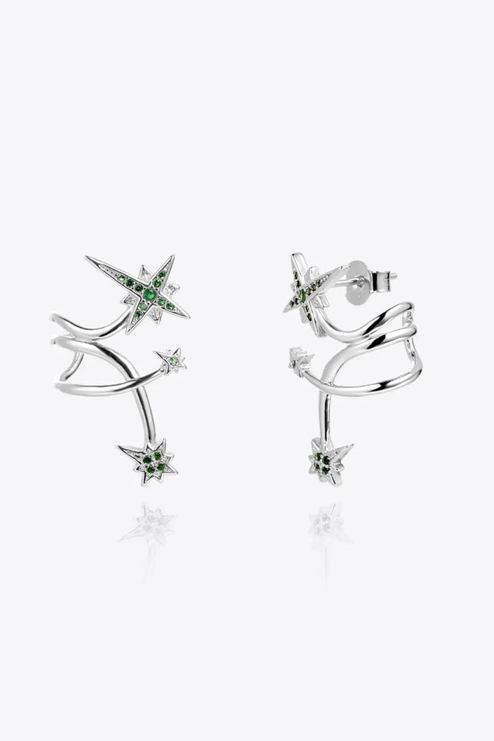 Zircon 925 Sterling Silver Earrings LOVCIA