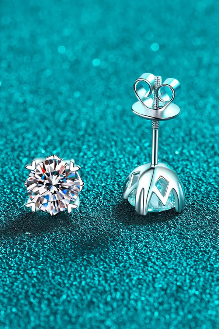 Good Day In My Mind Moissanite Stud Earrings LOVCIA