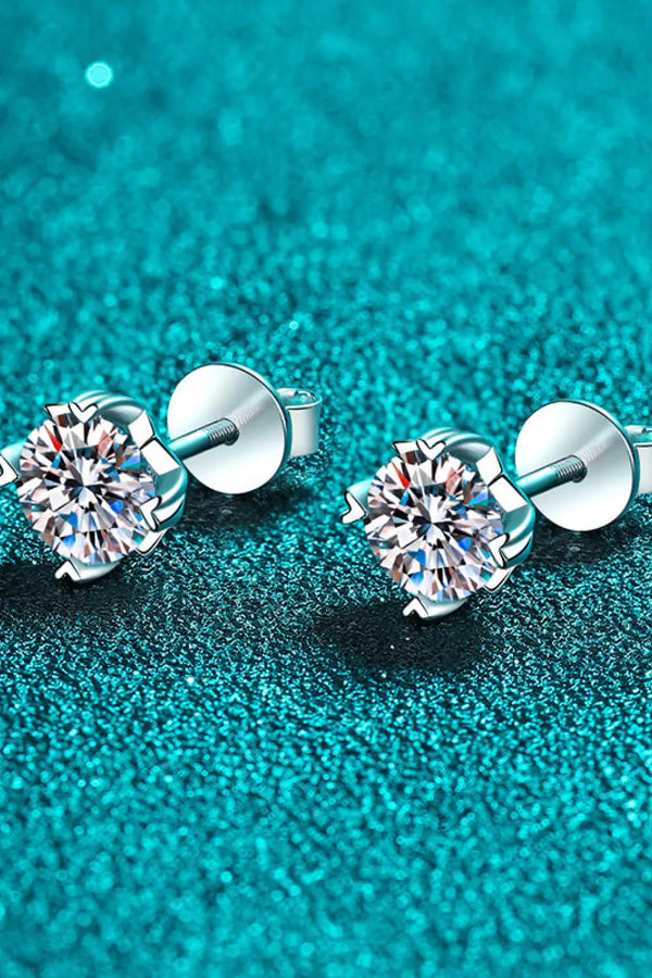 Good Day In My Mind Moissanite Stud Earrings LOVCIA