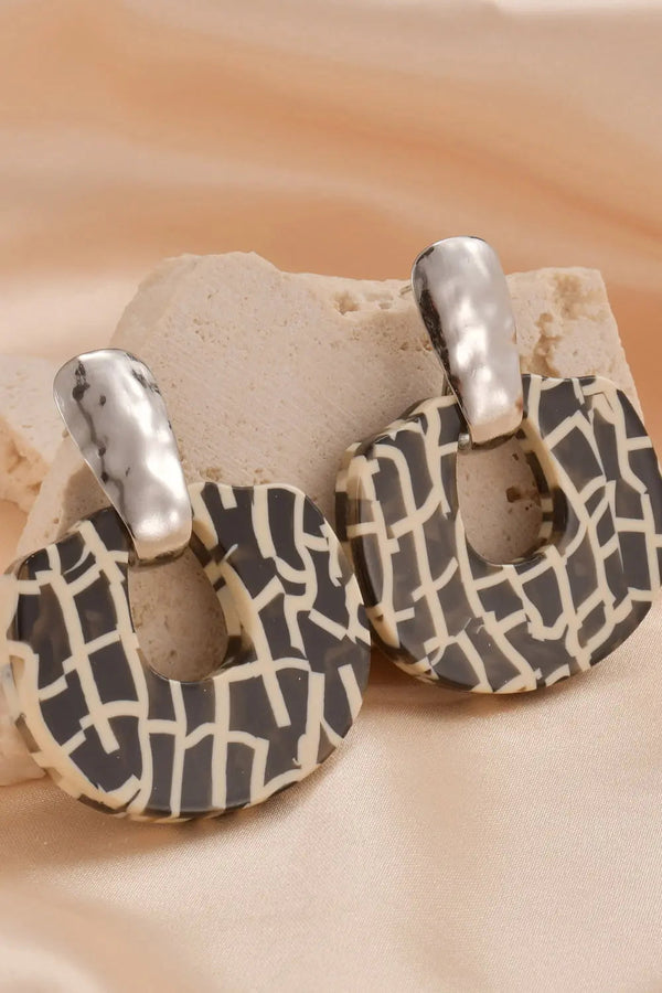 LOVCIA Vintage Stainless Steel Earrings