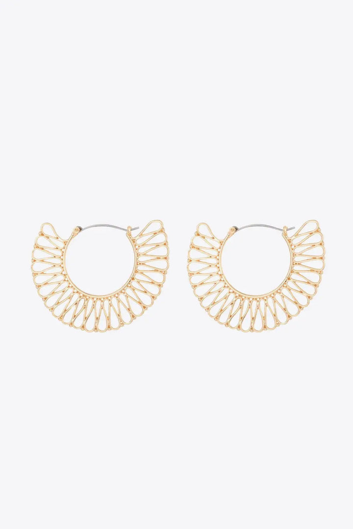 18K Gold-Plated Cutout Earrings LOVCIA