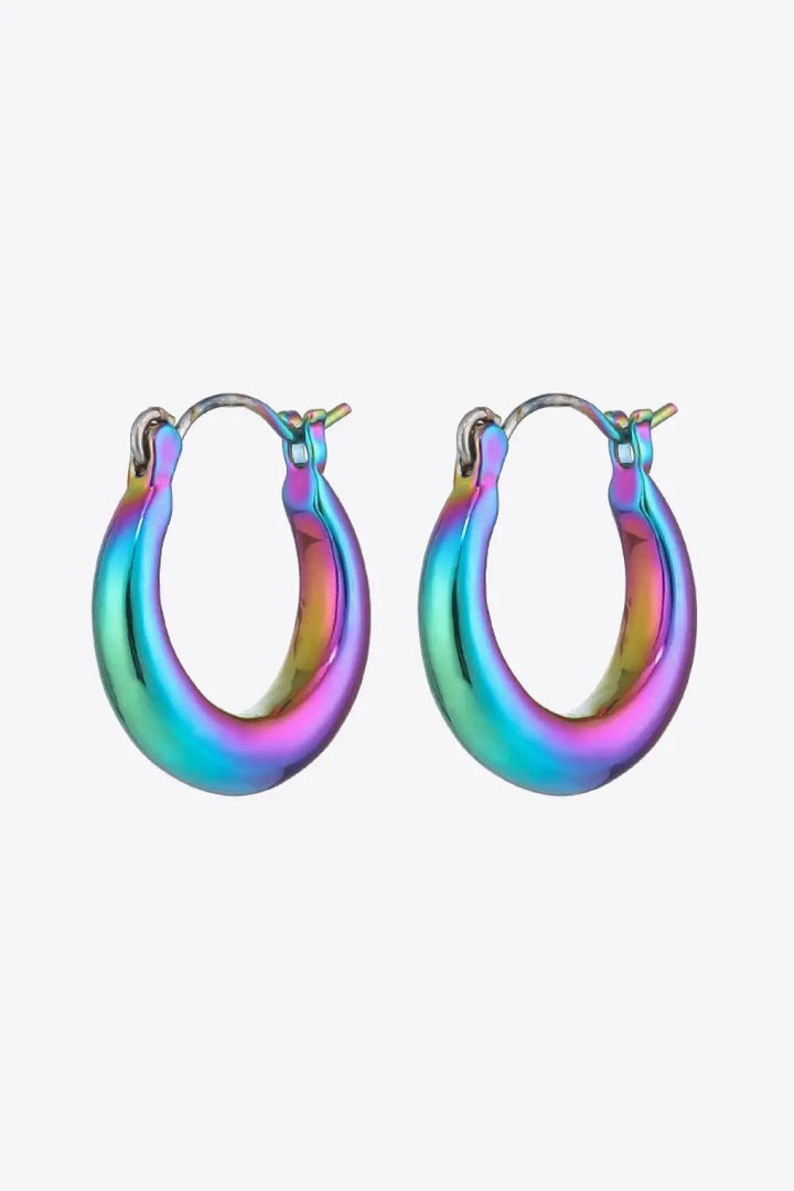 LOVCIA Darling Heart Multicolored Huggie Earrings