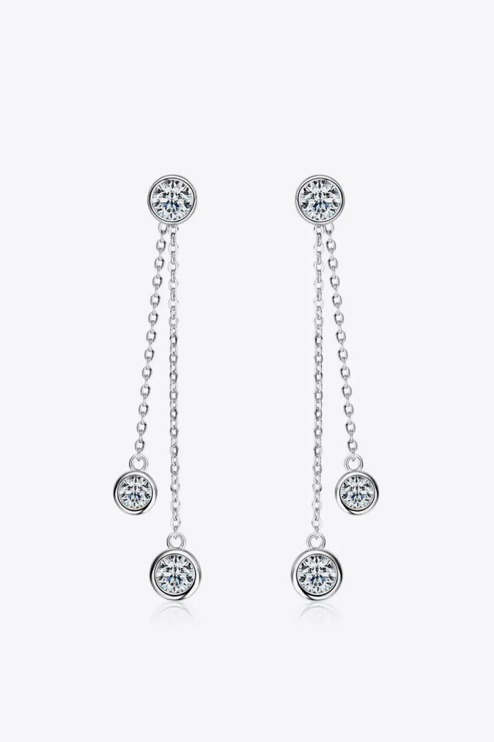 LOVCIA 2.6 Carat Moissanite 925 Sterling Silver Earrings