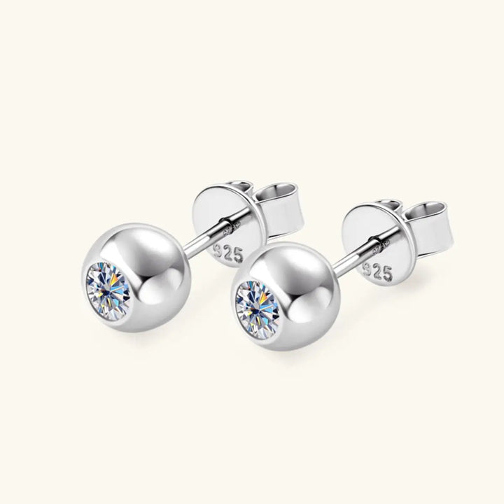 LOVCIA Moissanite 925 Sterling Silver Stud Earrings