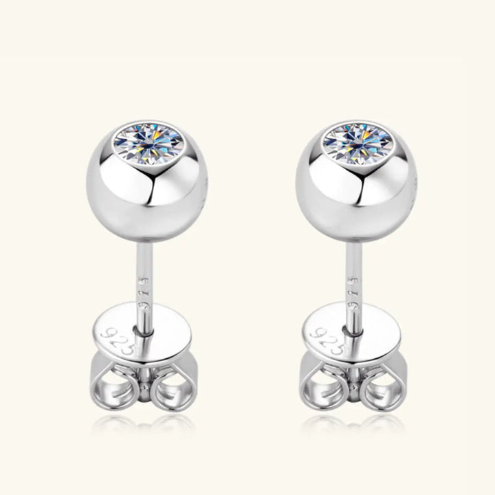 LOVCIA Moissanite 925 Sterling Silver Stud Earrings