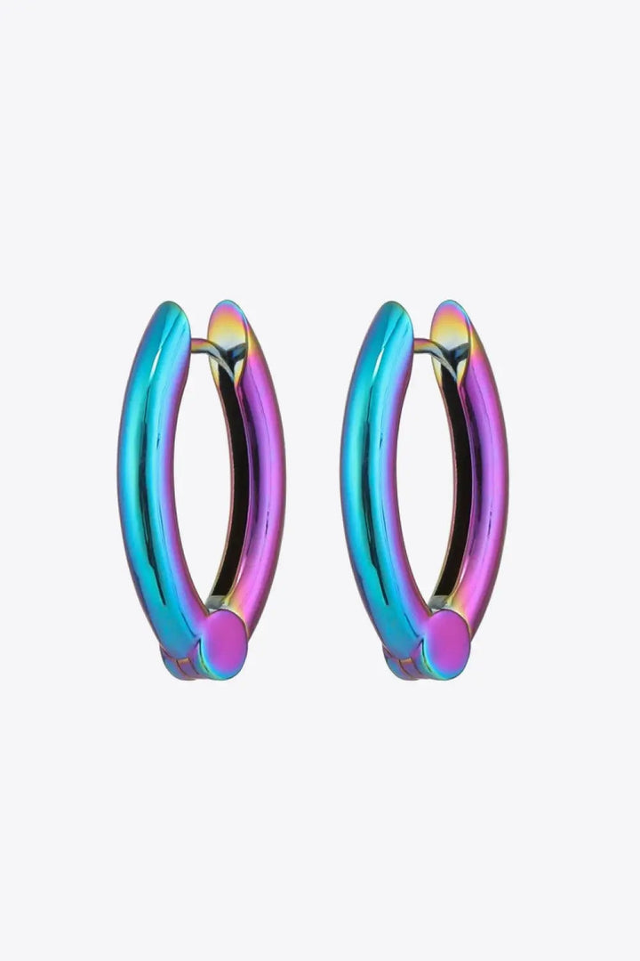 LOVCIA Bring It Home Multicolored Huggie Earrings