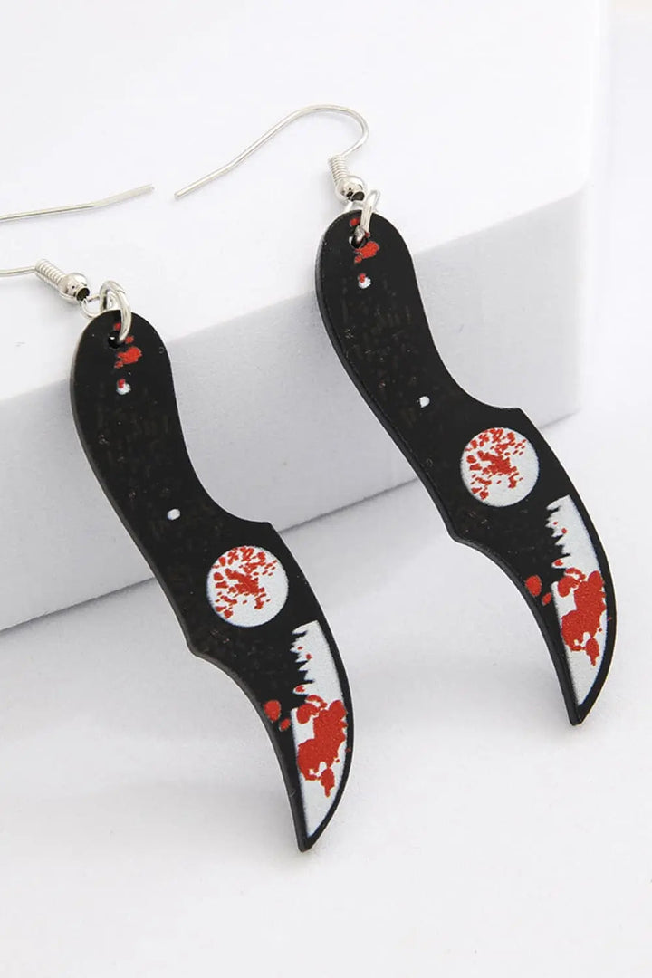 LOVCIA Bloody Horror Drop Earrings