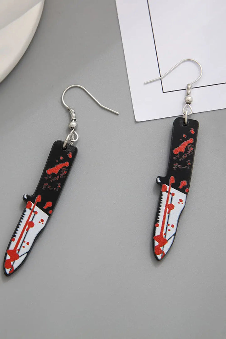 LOVCIA Bloody Horror Drop Earrings