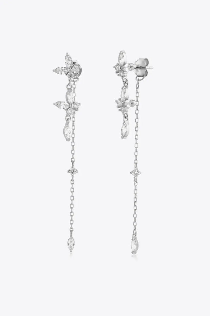 LOVCIA Inlaid Zircon 925 Sterling Silver Earrings