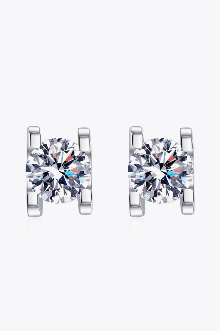 LOVCIA Limitless Love 1 Carat Moissanite Stud Earrings