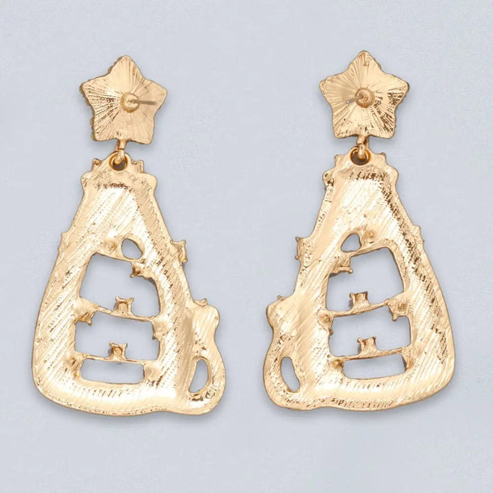 LOVCIA Rhinestone Alloy Cat Earrings