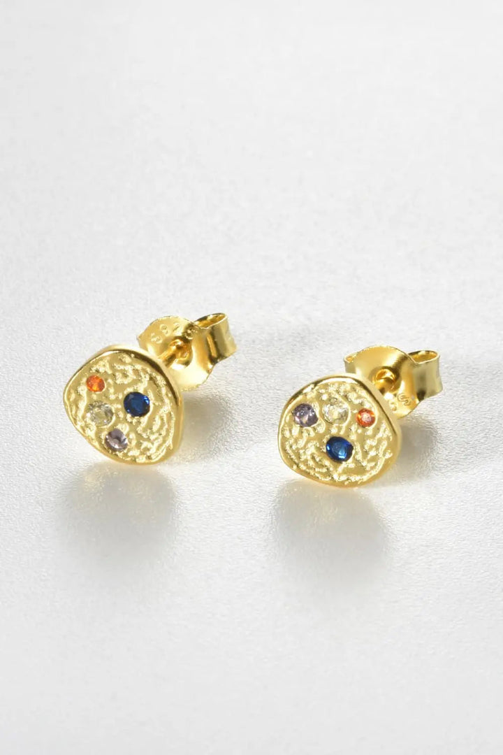 LOVCIA Multicolored Zircon Stud Earrings