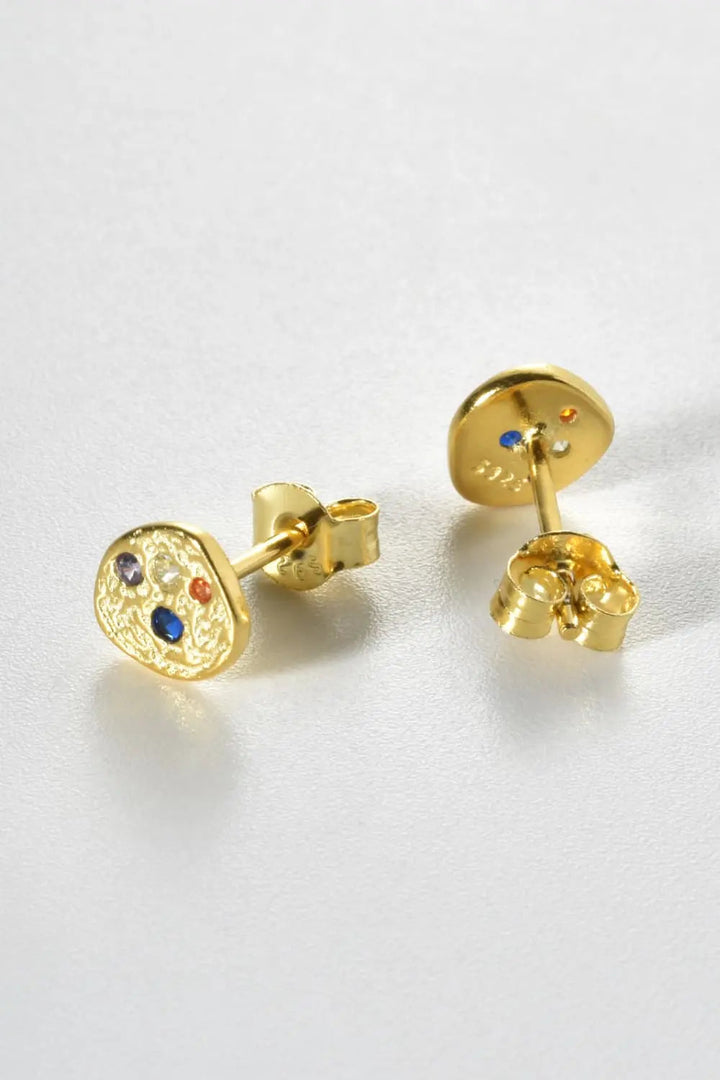 LOVCIA Multicolored Zircon Stud Earrings