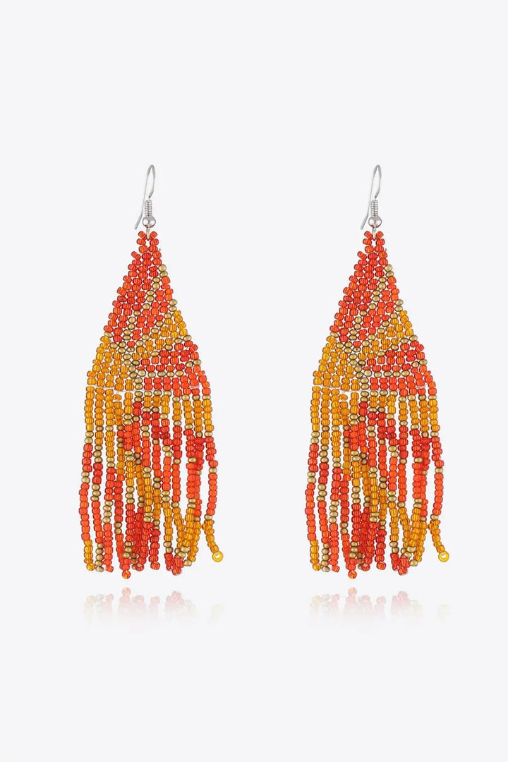 Beaded Dangle Earrings LOVCIA