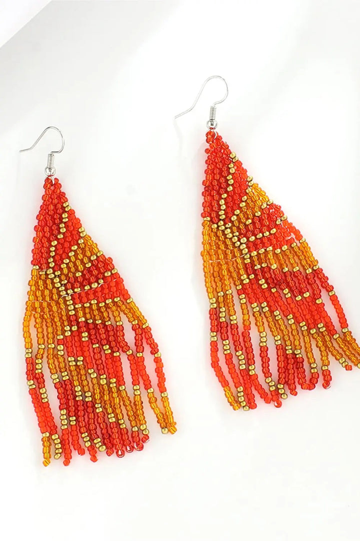 Beaded Dangle Earrings LOVCIA