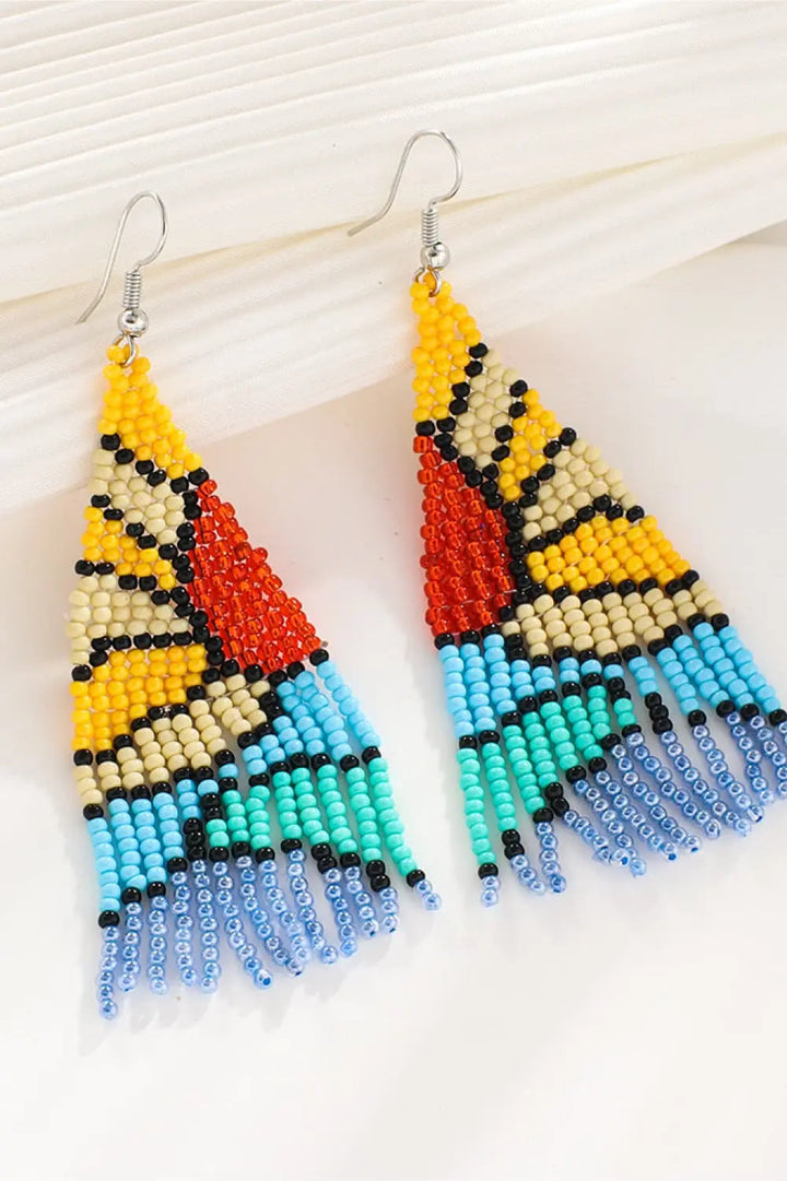 Beaded Dangle Earrings LOVCIA