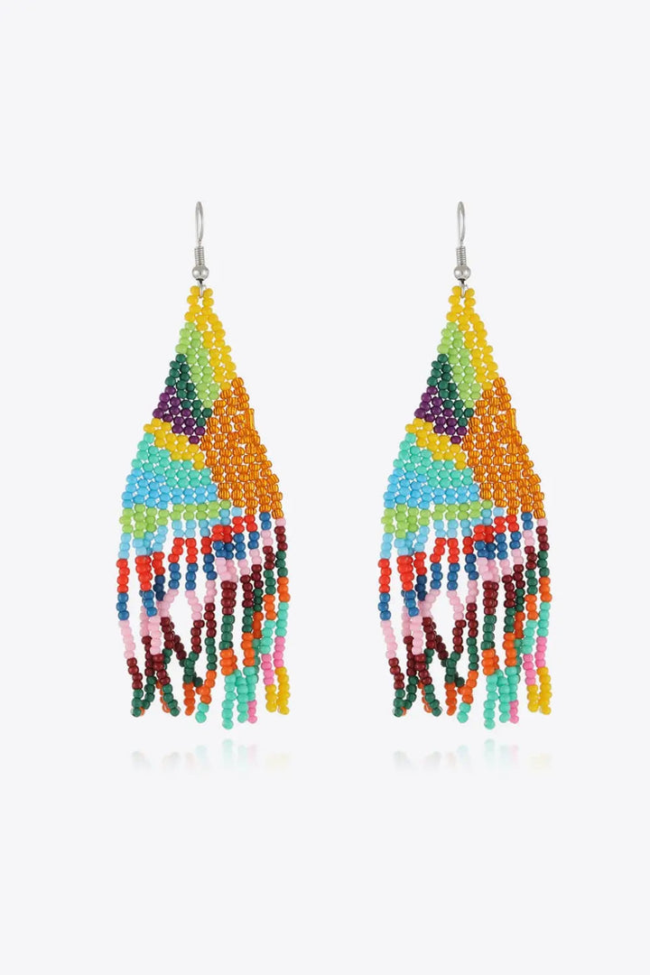 Beaded Dangle Earrings LOVCIA