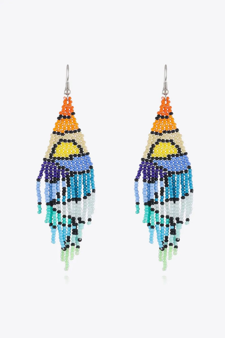 Beaded Dangle Earrings LOVCIA