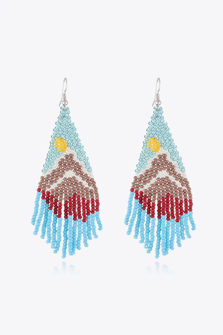 Beaded Dangle Earrings LOVCIA