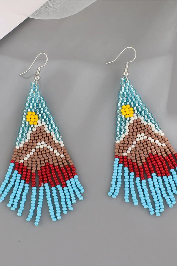 Beaded Dangle Earrings LOVCIA