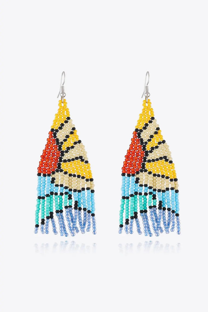 Beaded Dangle Earrings LOVCIA