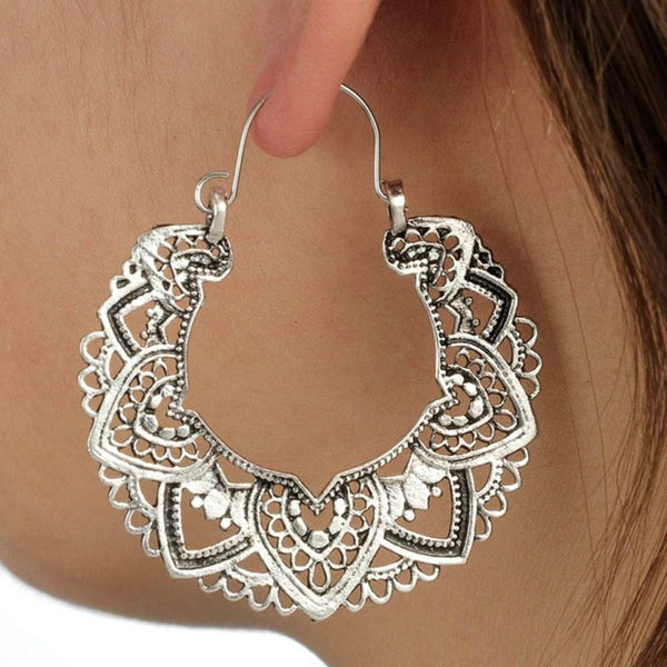 LOVCIA Unique Vintage-Inspired Designs Bohemian Hoop Earrings Collection for Women