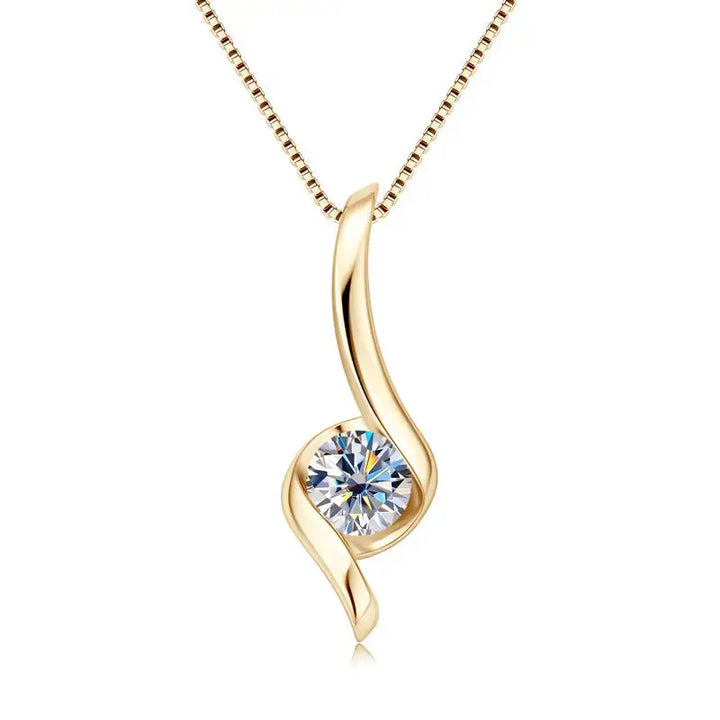 New Internet Celebrity Ins Diamond Necklace Light Luxury High-grade 925 Sterling Silver LOVCIA