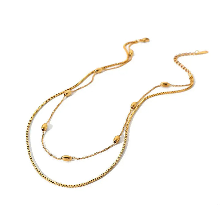 Gleaming Gold Empress Necklace - Elegant Fashion Jewelry for Women LOVCIA