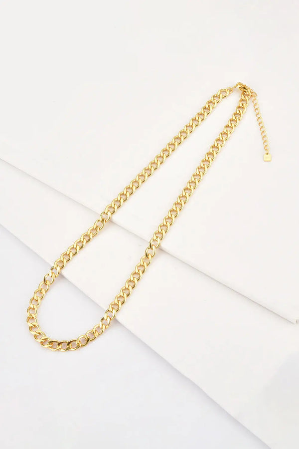 925 Sterling Silver Chain Necklace LOVCIA