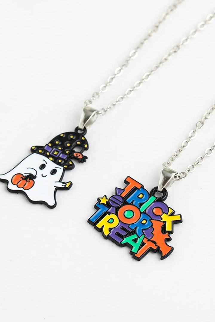 LOVCIA Two-Piece Halloween Theme Necklace Set