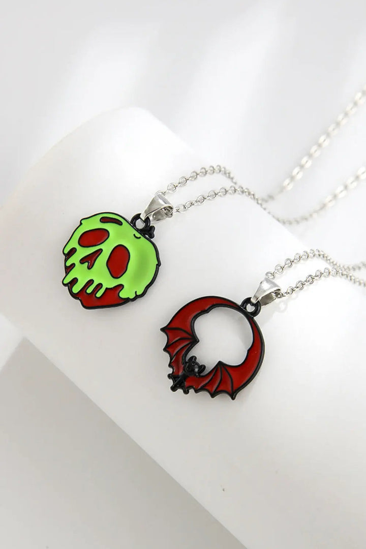 LOVCIA Two-Piece Halloween Theme Necklace Set