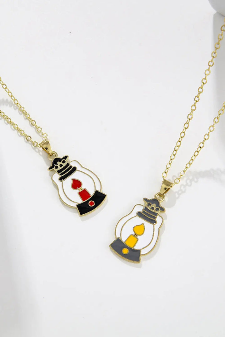 LOVCIA Two-Piece Halloween Theme Necklace Set