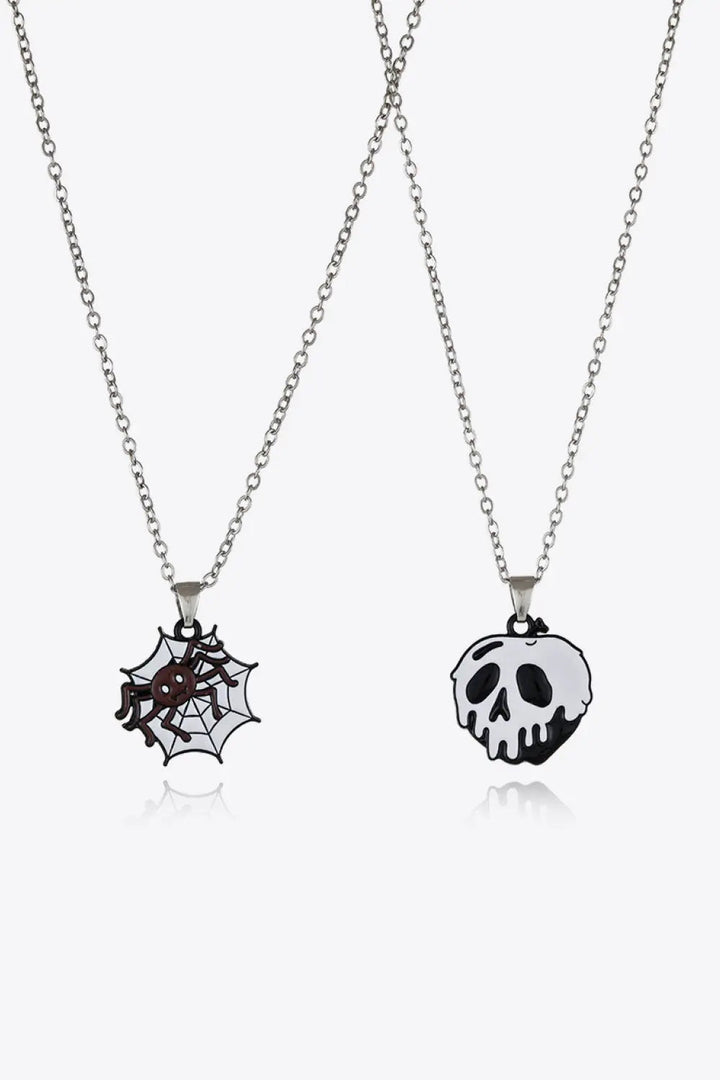 LOVCIA Two-Piece Halloween Theme Necklace Set