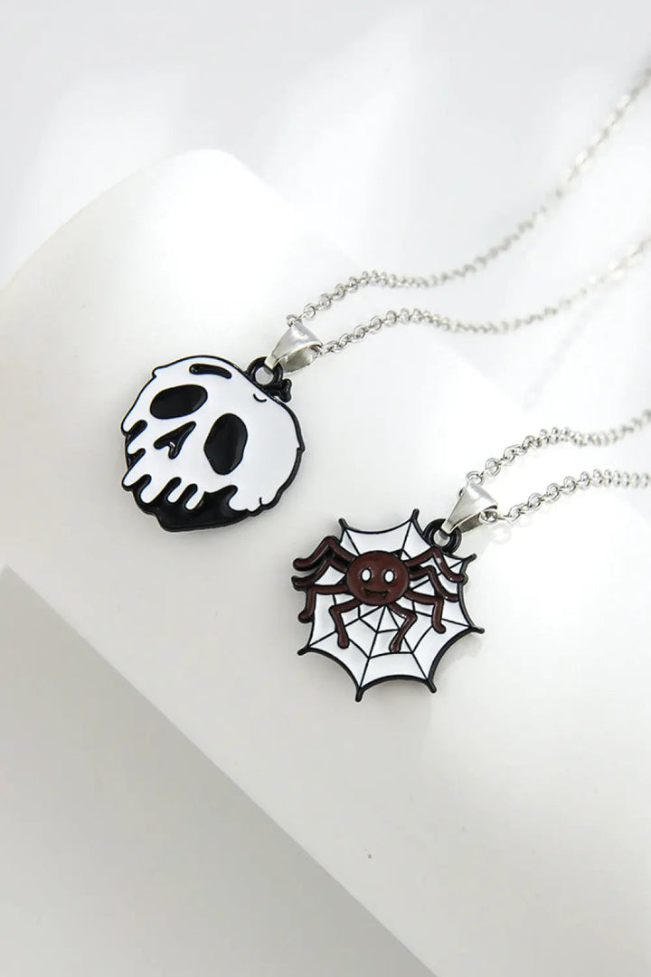 LOVCIA Two-Piece Halloween Theme Necklace Set