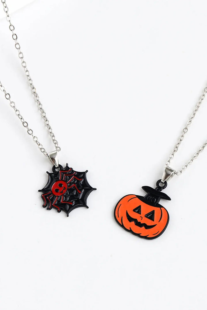 LOVCIA Two-Piece Halloween Theme Necklace Set