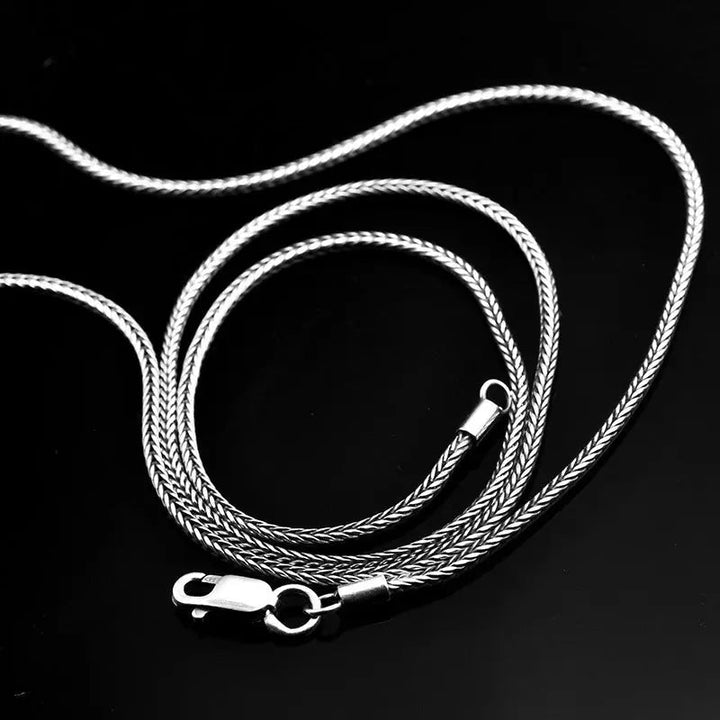 19.7" Snake Chain 925 Sterling Silver Necklace LOVCIA