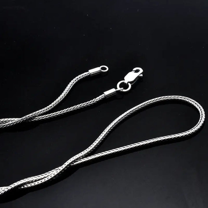 19.7" Snake Chain 925 Sterling Silver Necklace LOVCIA