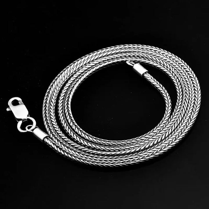 19.7" Snake Chain 925 Sterling Silver Necklace LOVCIA