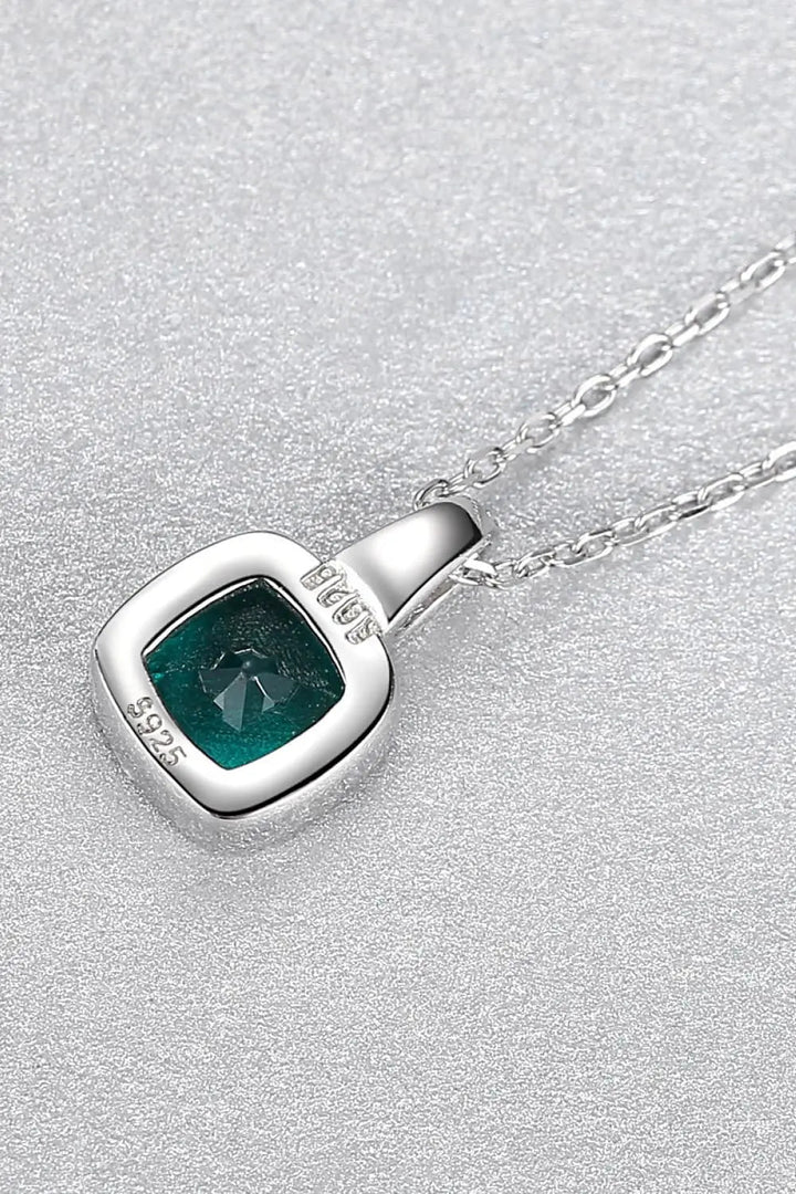 Zircon Pendant 925 Sterling Silver Necklace LOVCIA