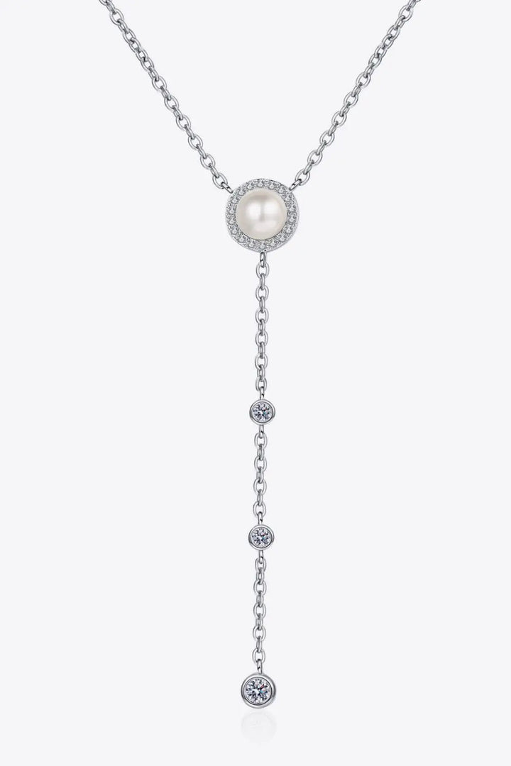 LOVCIA Moissanite Rhodium-Plated Necklace