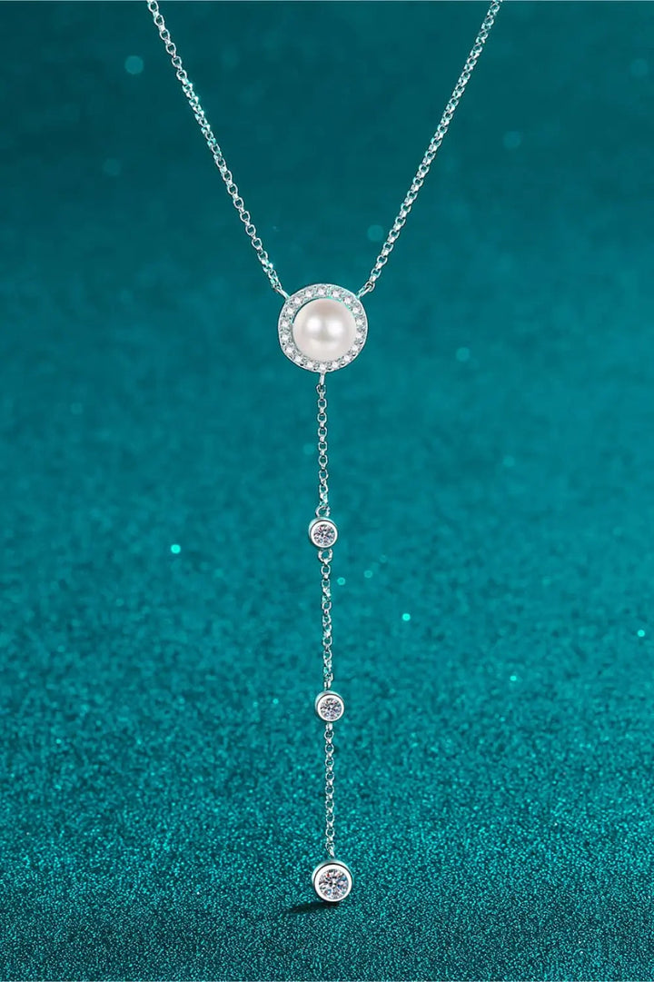 LOVCIA Moissanite Rhodium-Plated Necklace