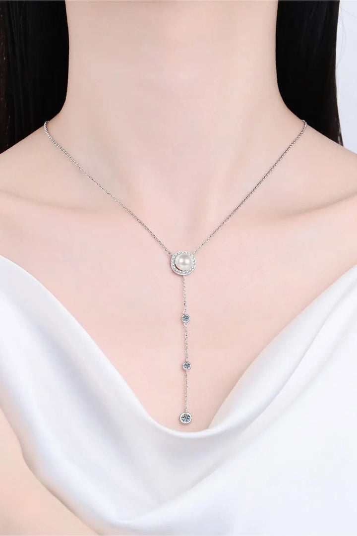 LOVCIA Moissanite Rhodium-Plated Necklace