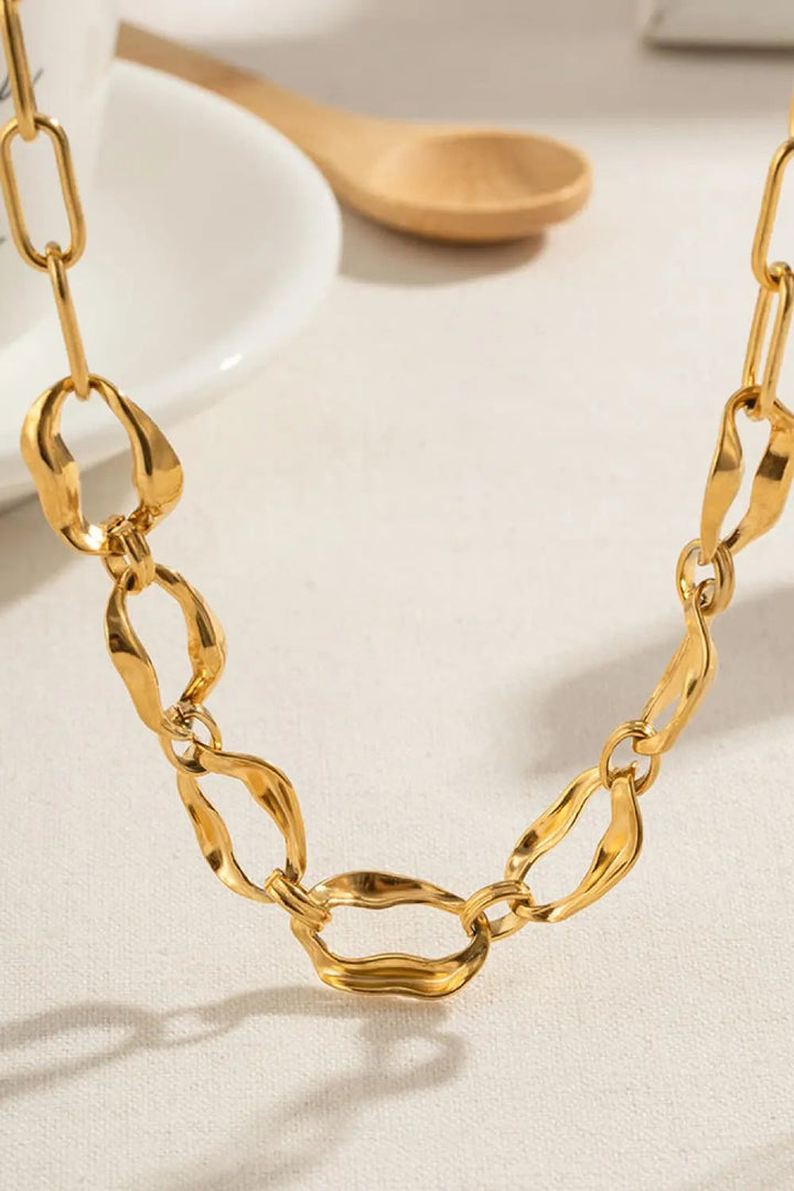 18K Gold-Plated Stainless Steel Necklace LOVCIA