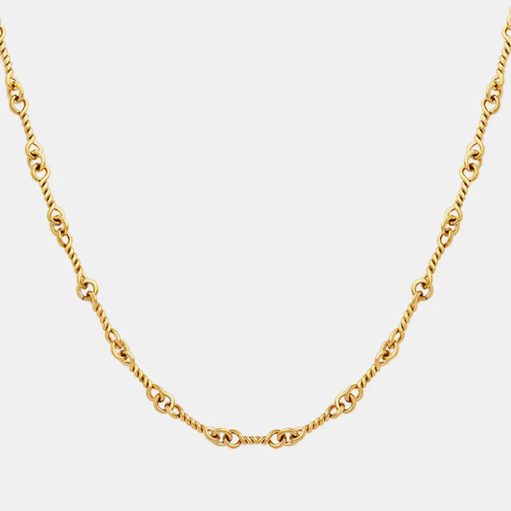 LOVCIA Titanium Steel Chain Link Necklace