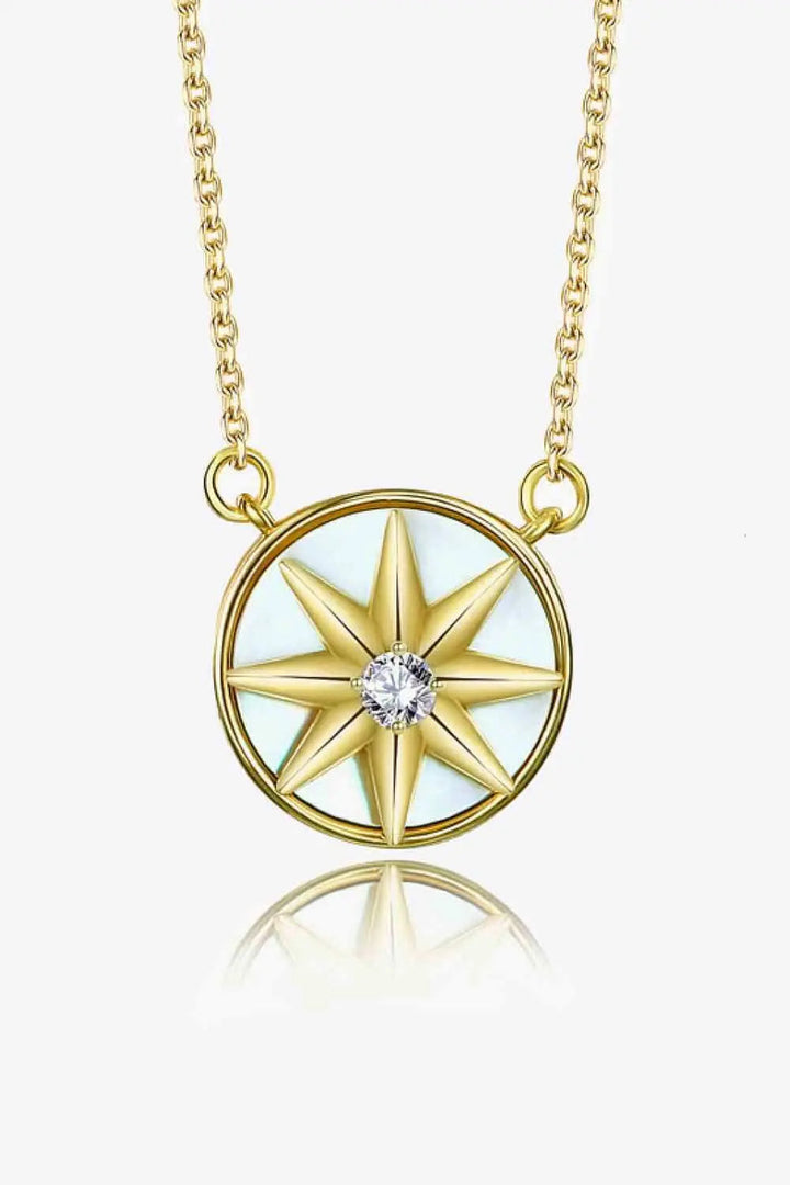 LOVCIA Cubic Zirconia Star Pendant Necklace