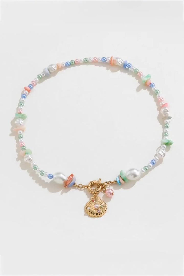 LOVCIA Colorful Synthetic Pearl Necklace